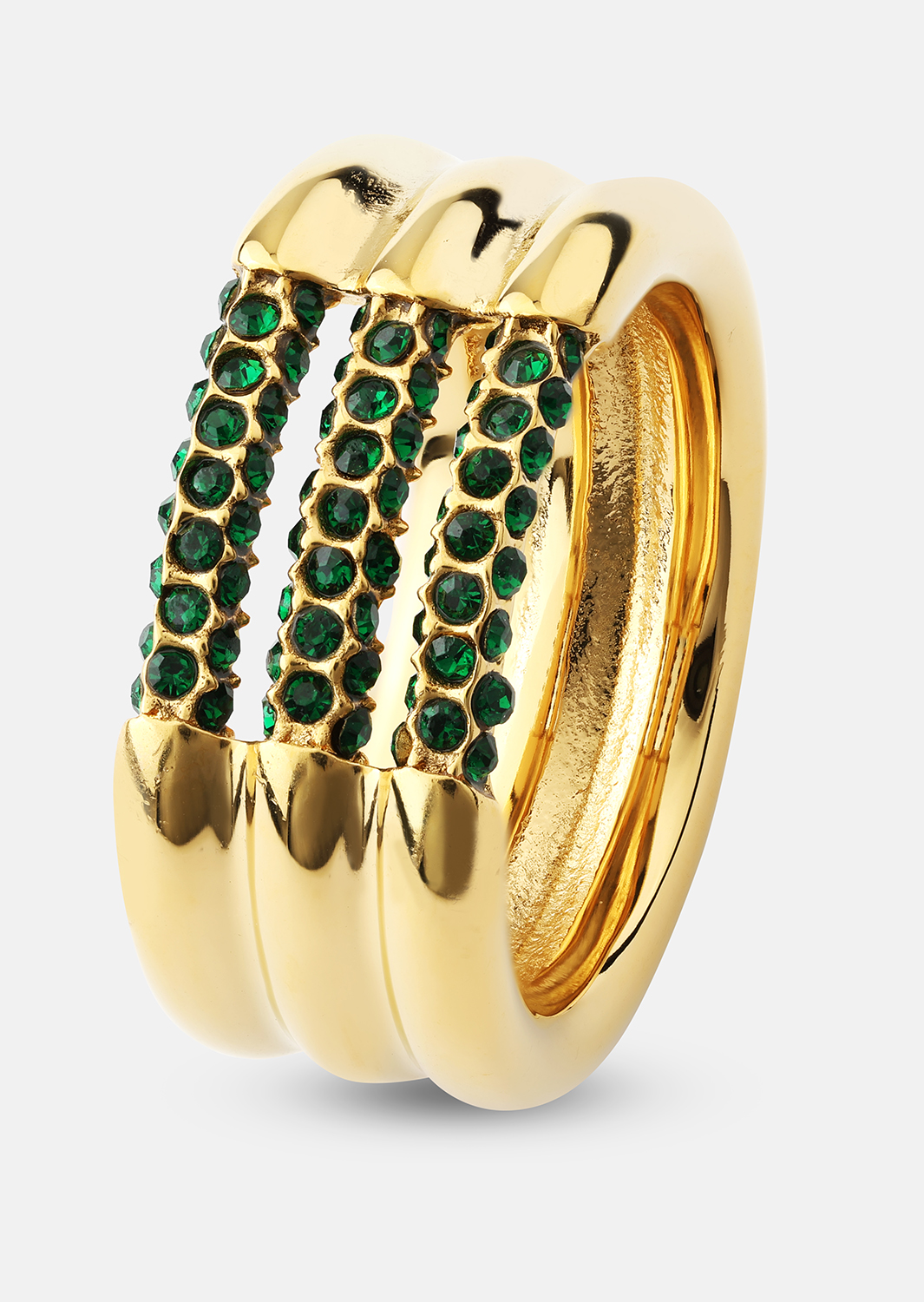 Ring Green Lumière - 18k guldbelagt