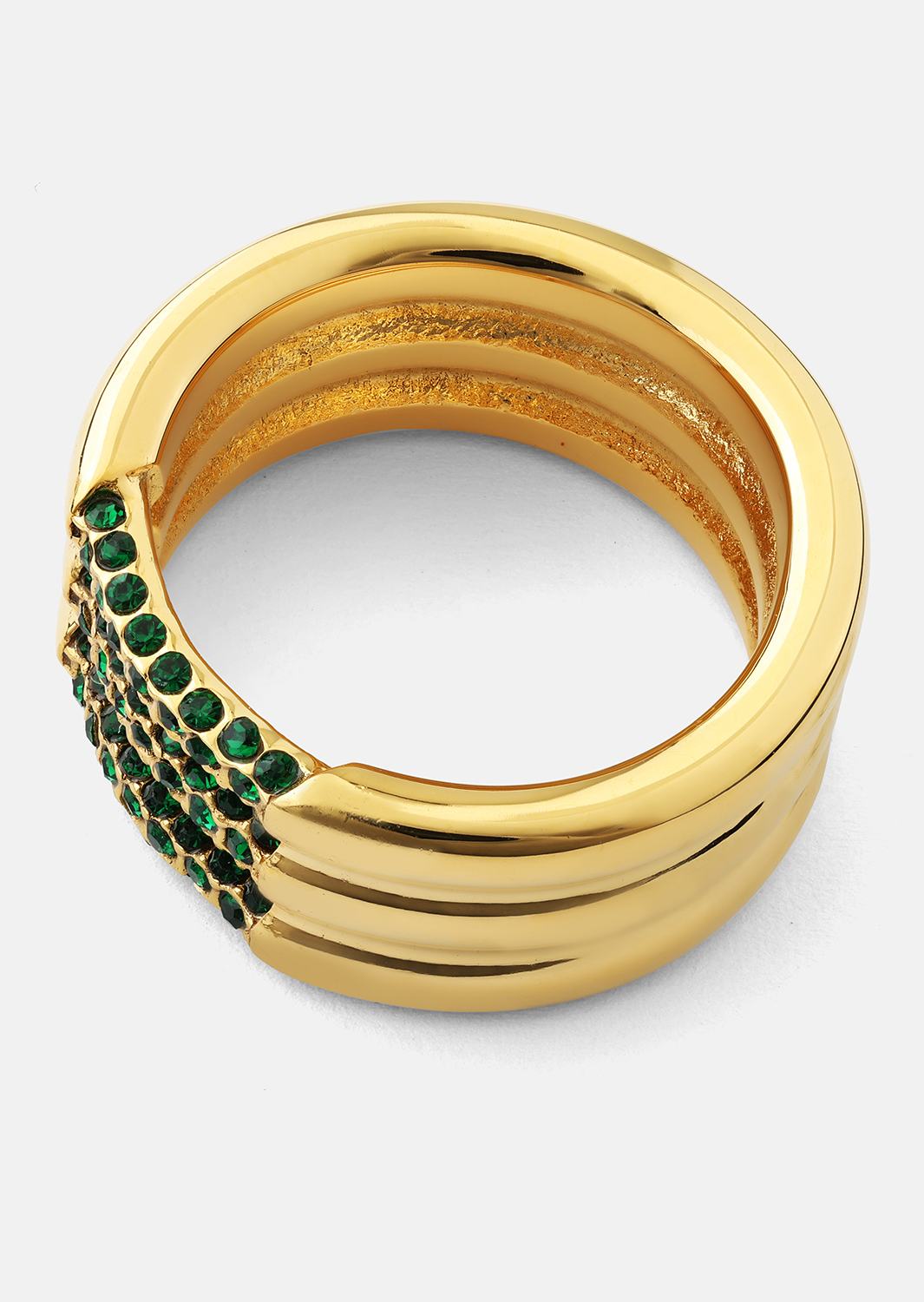 Ring Green Lumière - 18k guldbelagt