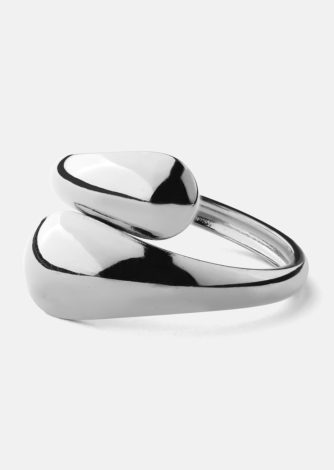 Ring Bold Drops - Forsølvet