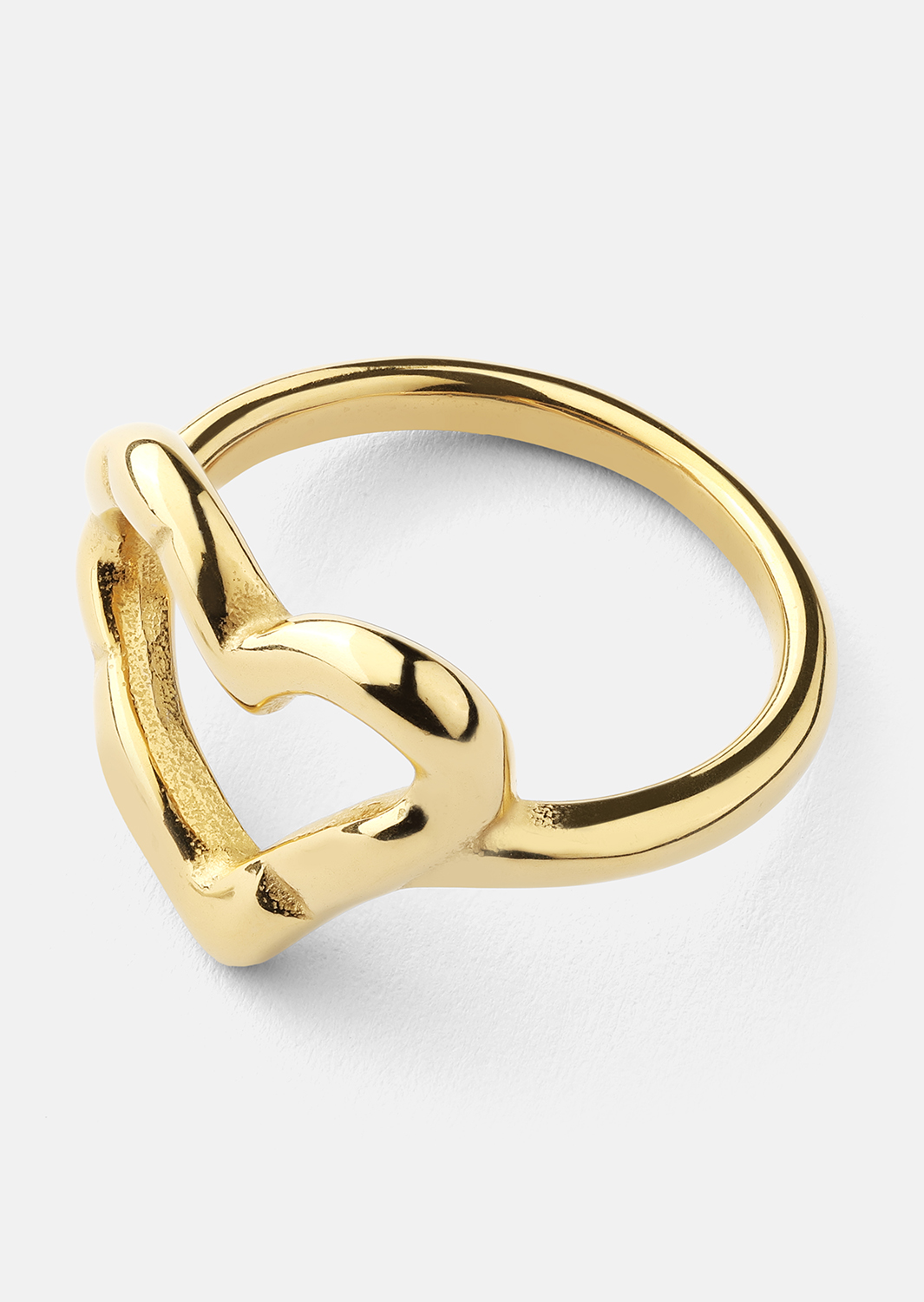 Ring Heartbeat- 18k Gold Plated