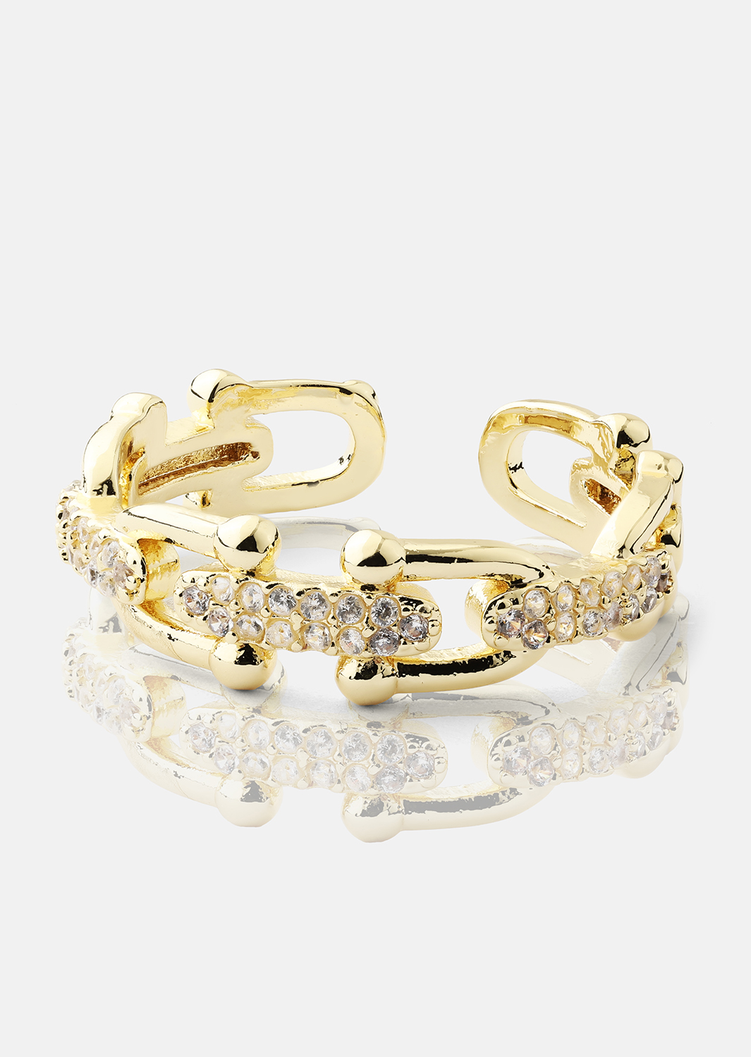 Ring Link Luxe - 18k Forgyldt