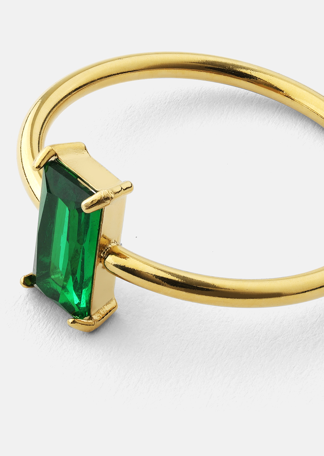 Ring Emeraldis - 18k Gold Plated