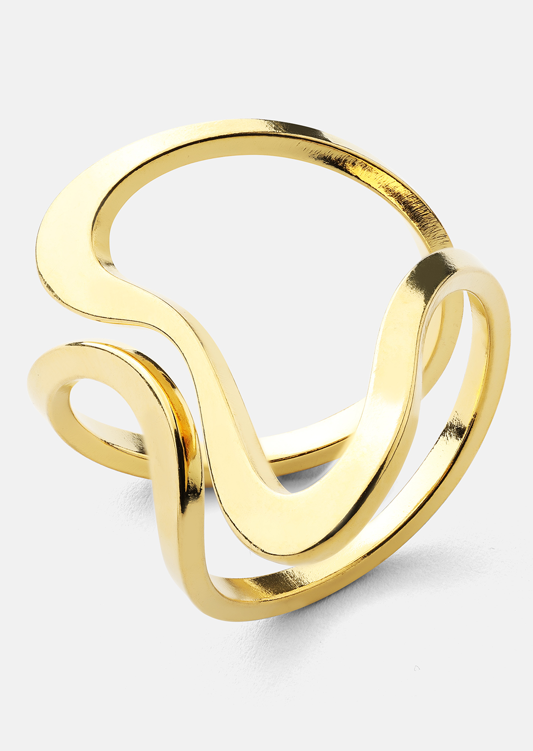 Ring Infinity Flow - 18k Forgyldt