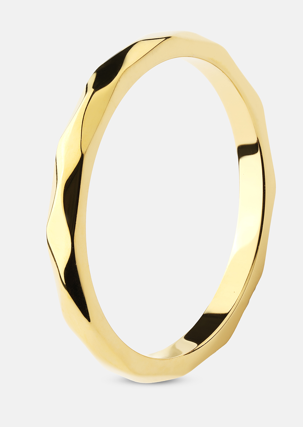 Ring Facet Gleam - 18k Forgyldt