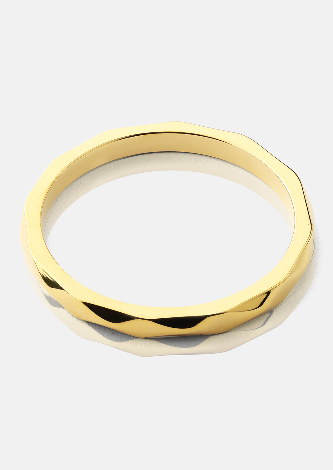 Ring Facet Gleam - 18k Forgyldt