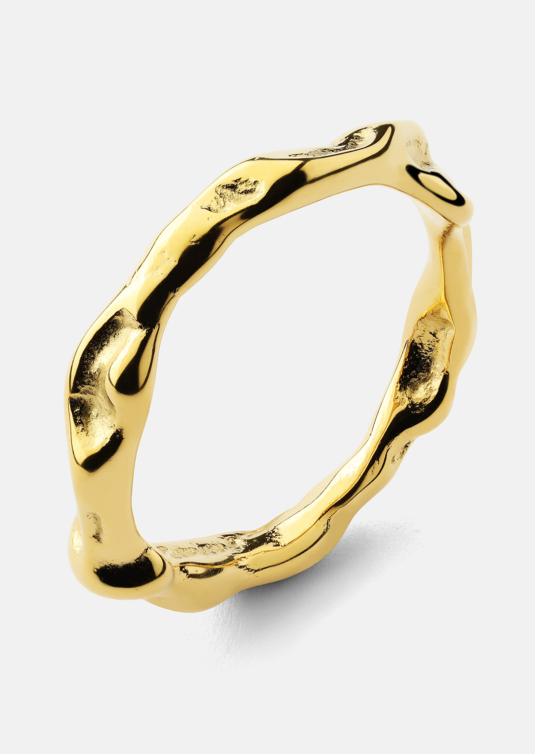 Ondula Ring - 18k Forgyldt