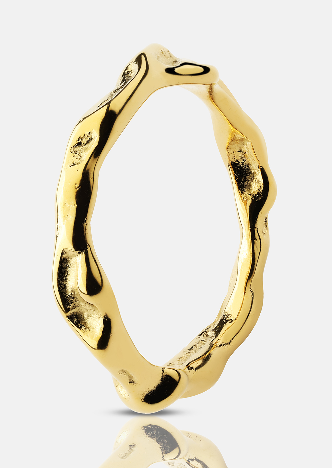 Ondula Ring - 18k Forgyldt
