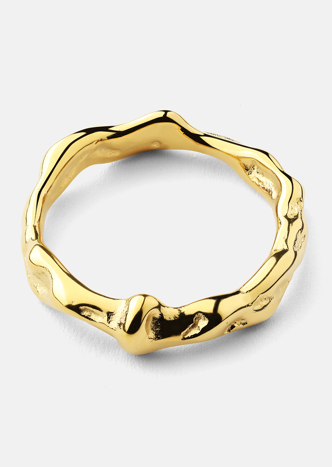 Ondula Ring - 18k Forgyldt