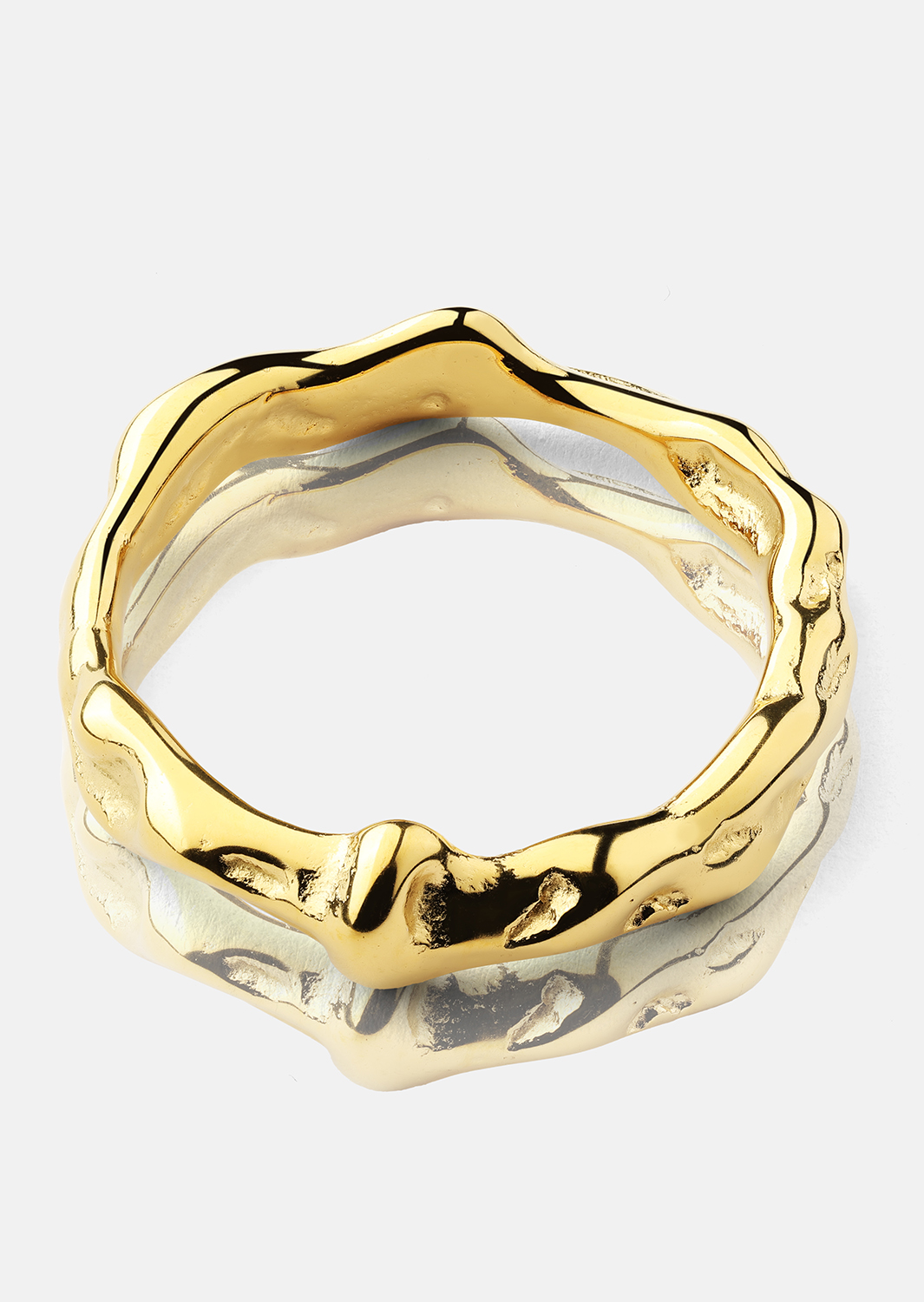 Ondula Ring - 18k Forgyldt