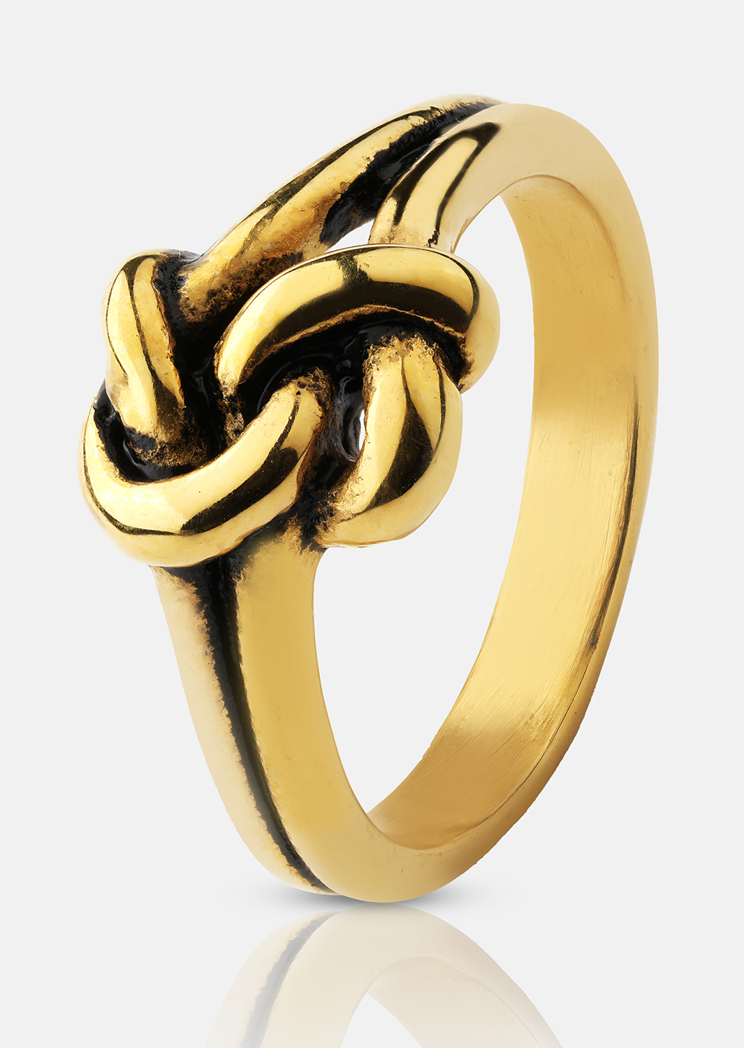Ring Knot - 18k guldbelagt
