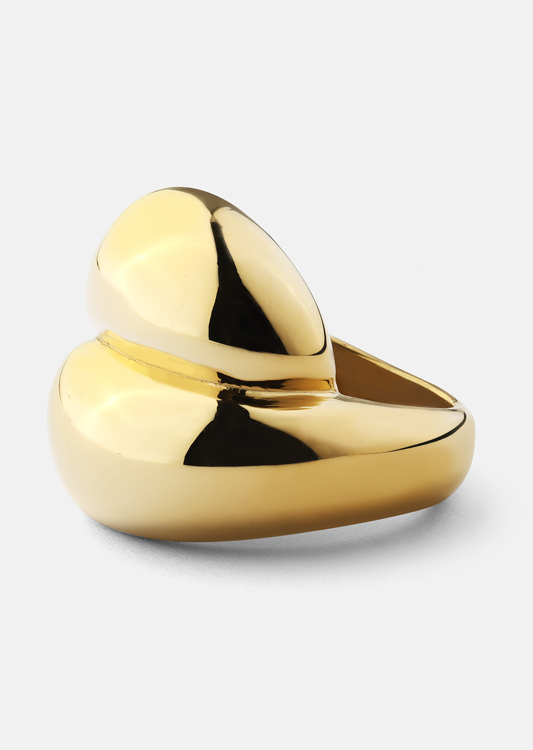 Ring Bold Flow - 18k Forgyldt