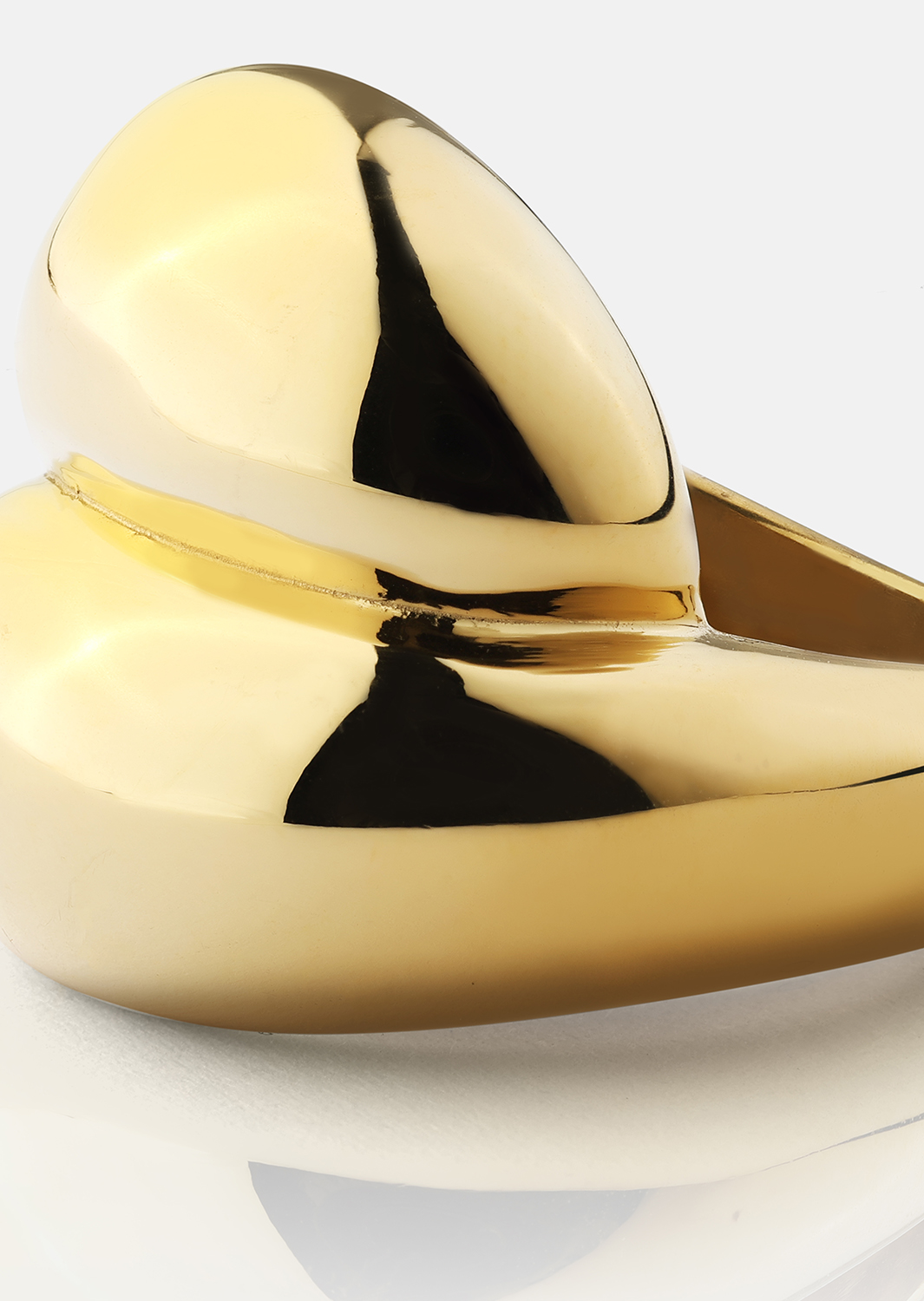 Ring Bold Flow - 18k Forgyldt