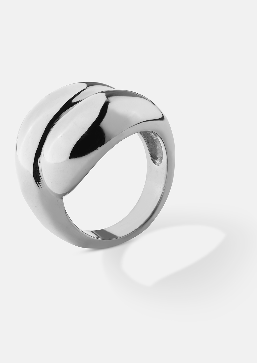 Ring Bold Flow - 18k Forsølvet
