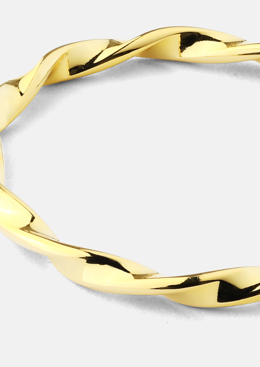 Ring Twist Whisper - 18k Forgyldt