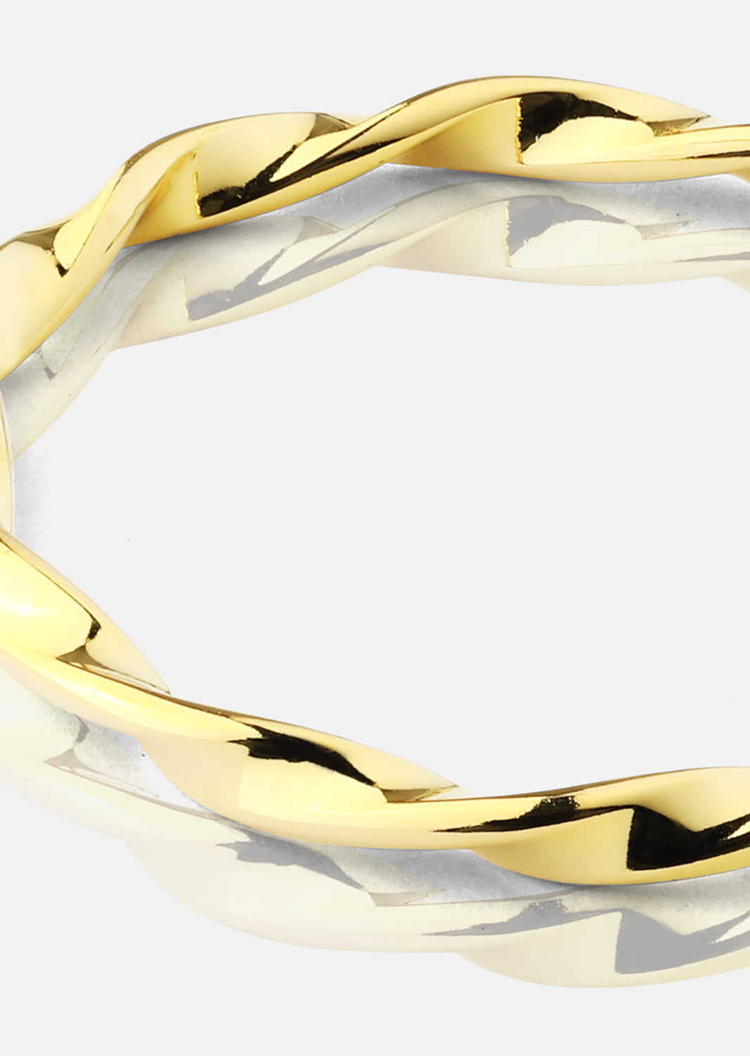 Ring Twist Whisper - 18k Forgyldt
