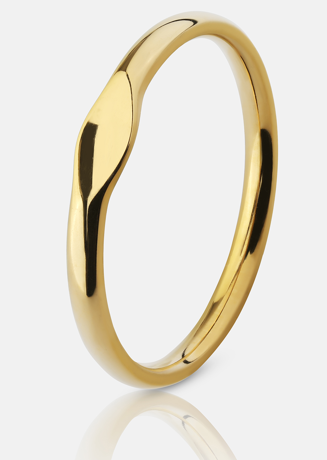 Initial Ring – 18k Forgyldt