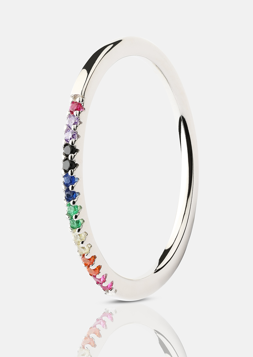 Ring Prism - Silver Plated