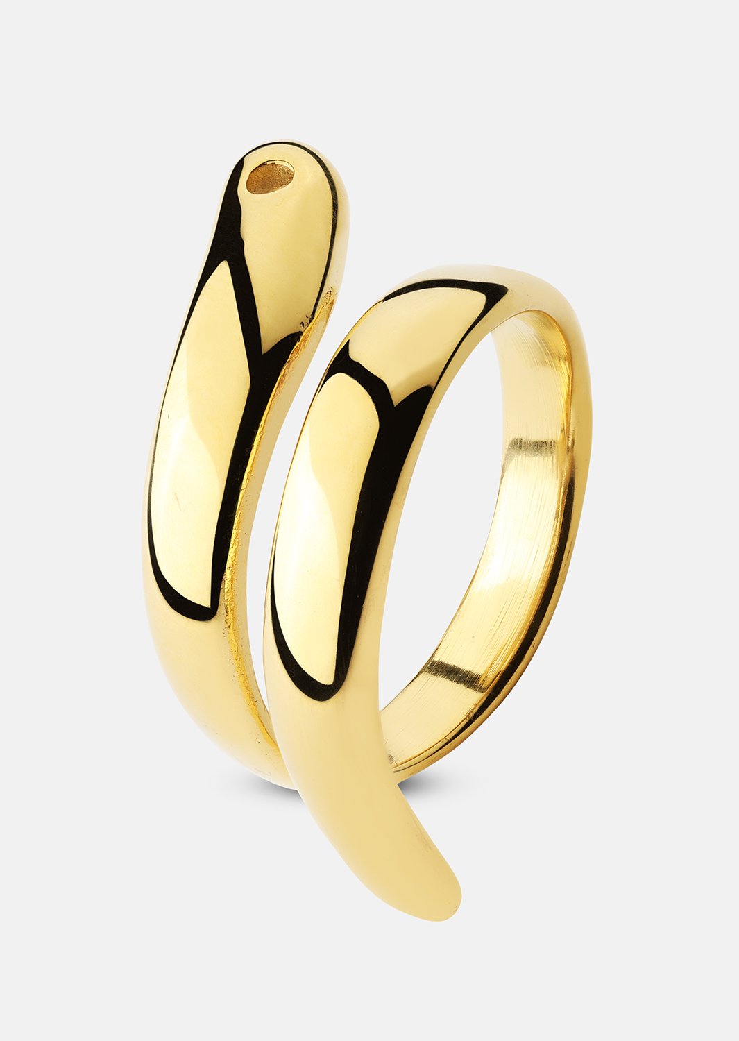 Ring Wave - 18k Forgyldt