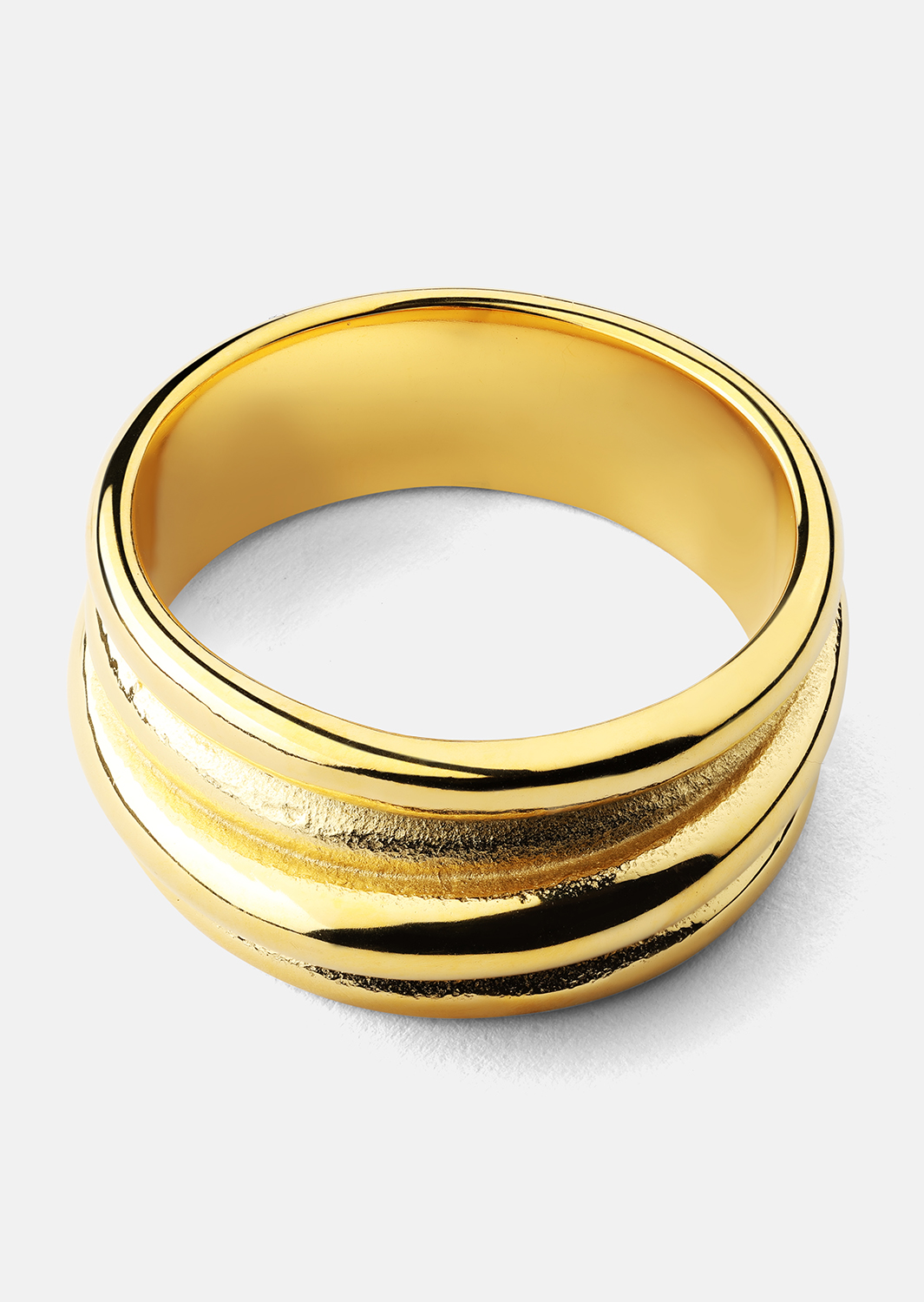 Ring Aurora Bold - 18K Forgyldt