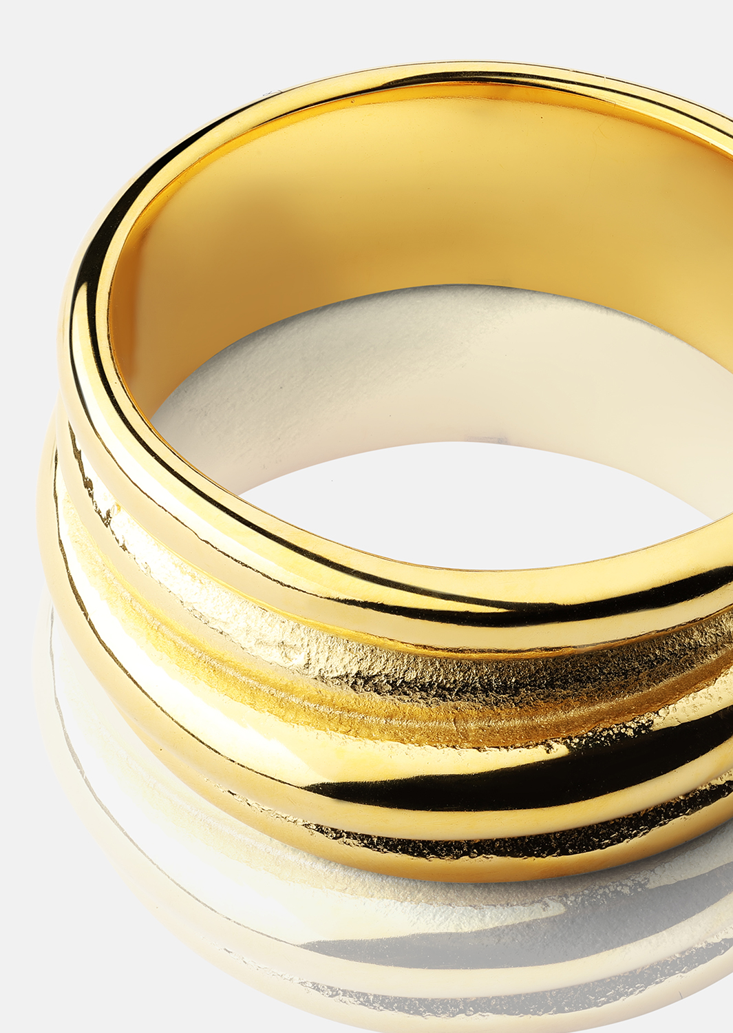 Ring Aurora Bold - 18K Forgyldt