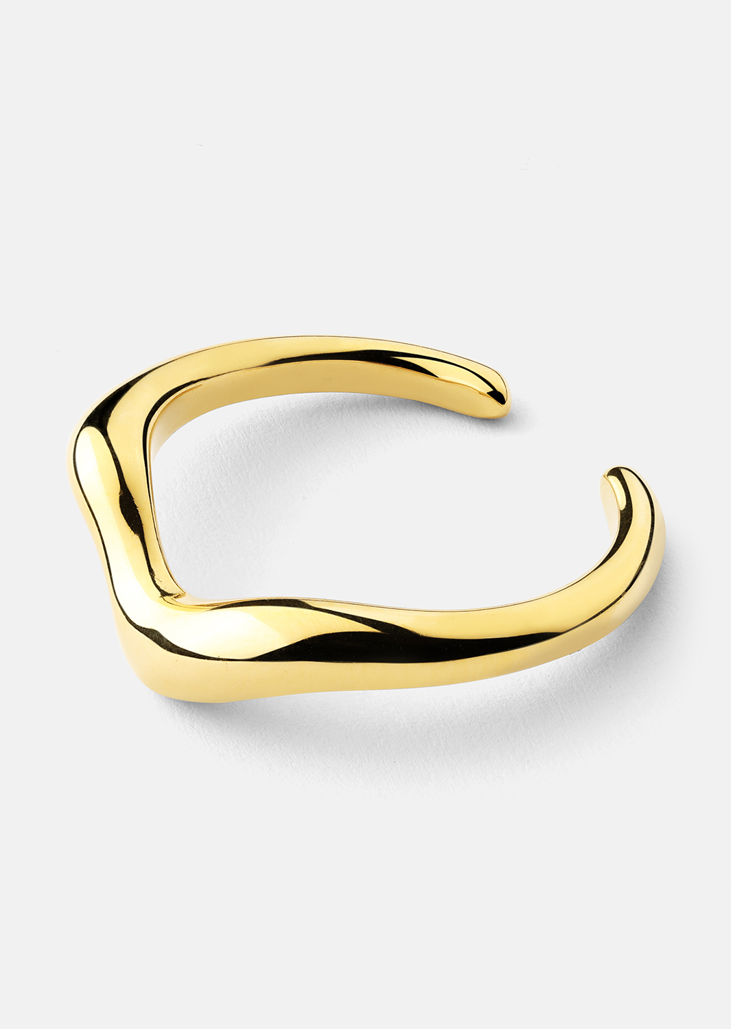 Ring Flow - 18k guldbelagt