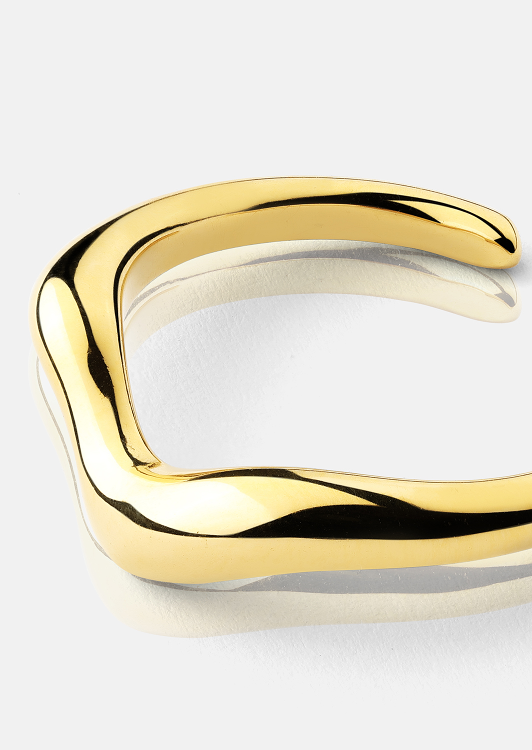 Ring Flow - 18k guldbelagt