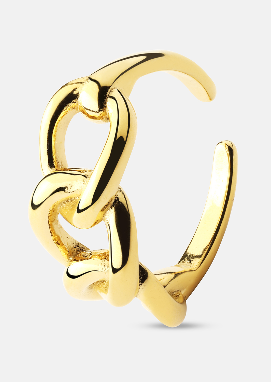 Ring Golden Link - 18K Forgyldt