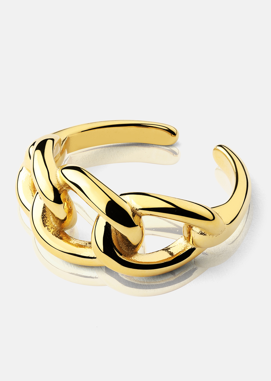 Ring Golden Link - 18K Forgyldt